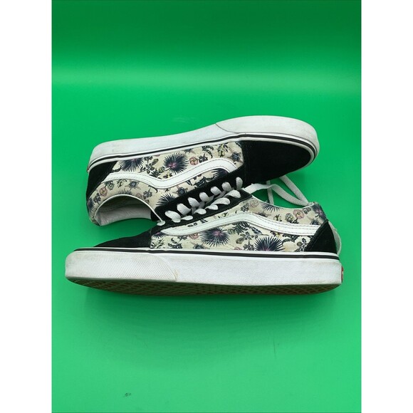 Vans Old Skool Paradise Floral Orchid True White Sneakers Women 6.5 Men 5.EUC - Picture 9 of 16